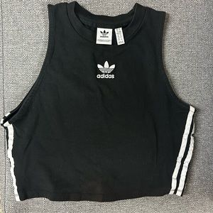 Adidas Women’s Black Crop Top Size Large